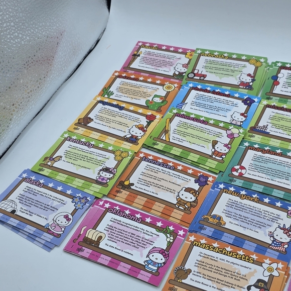 Sanrio Hello Kitty America the Beautiful Upper Deck Sticker Trading Cards - Picture 5 of 6